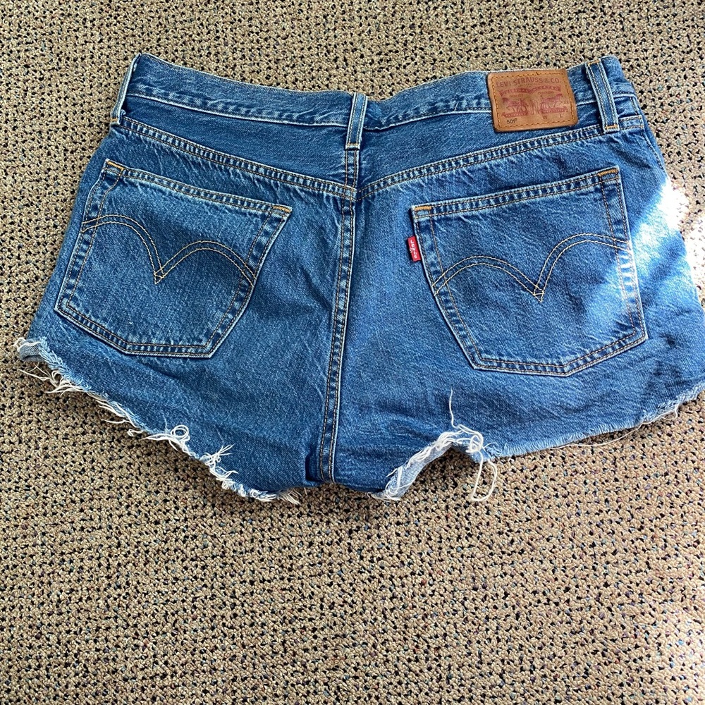 Levi's Blue Jean Shorts